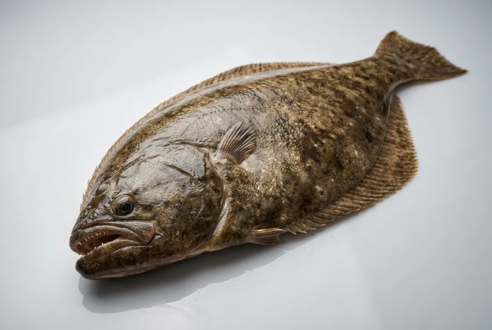 Halibut californiano — 3/4 avanti