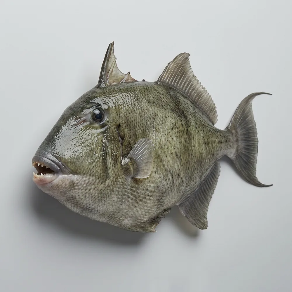 Pesce balestra grigio — 3/4 avanti