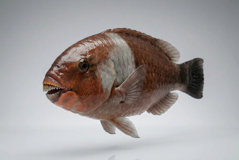 Pesce pappagallo mediterraneo — 3/4 avanti