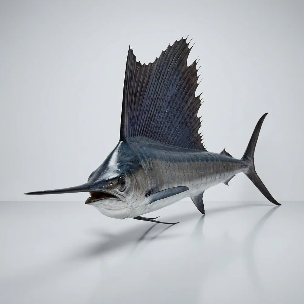 Pesce vela — Frontale