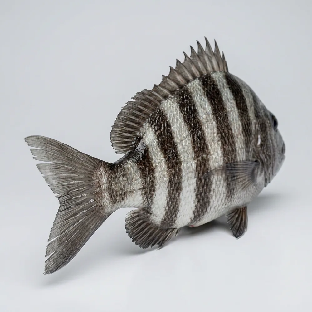Sheepshead — 3/4 dietro